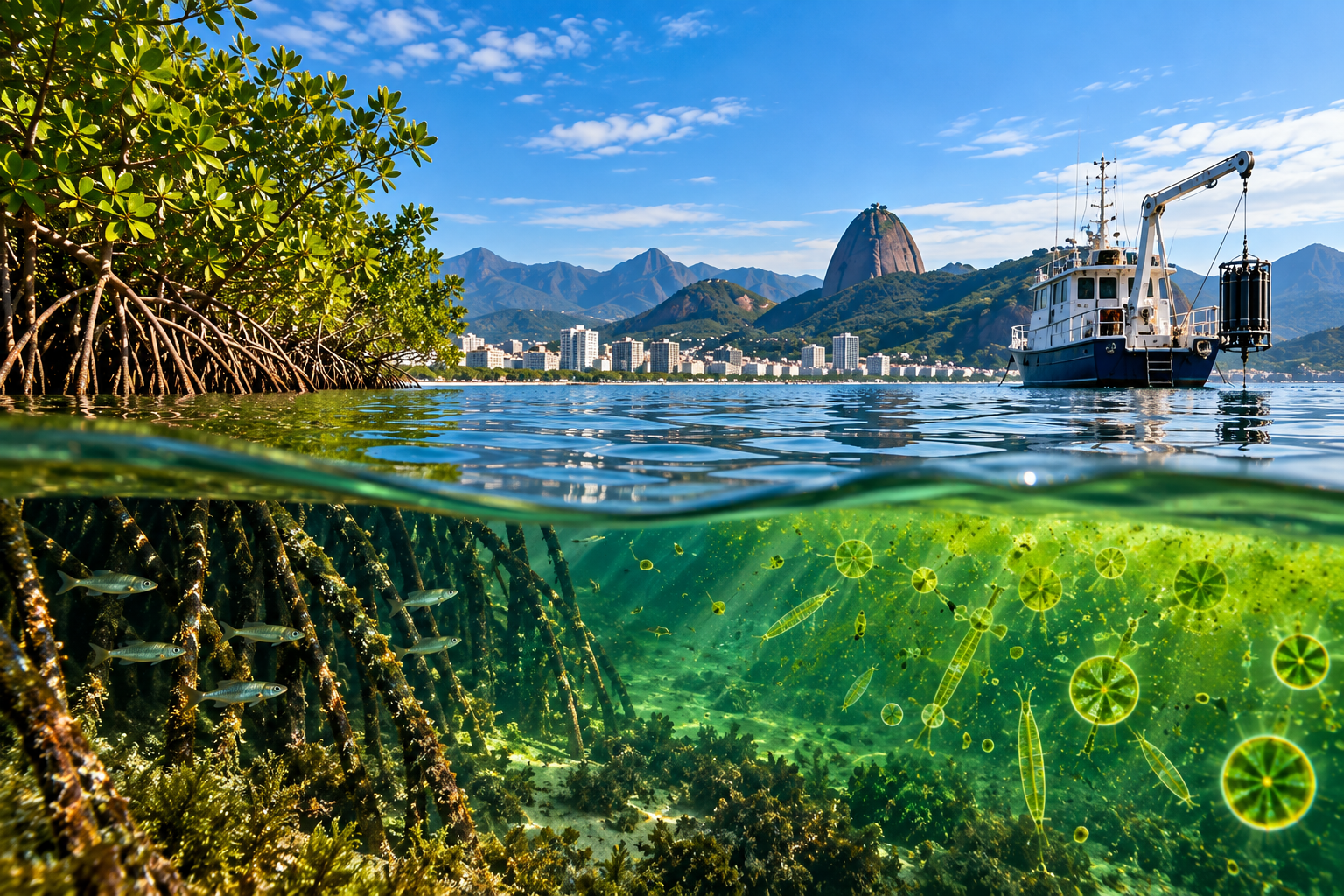 Tropical coastal zone of Rio de Janeiro