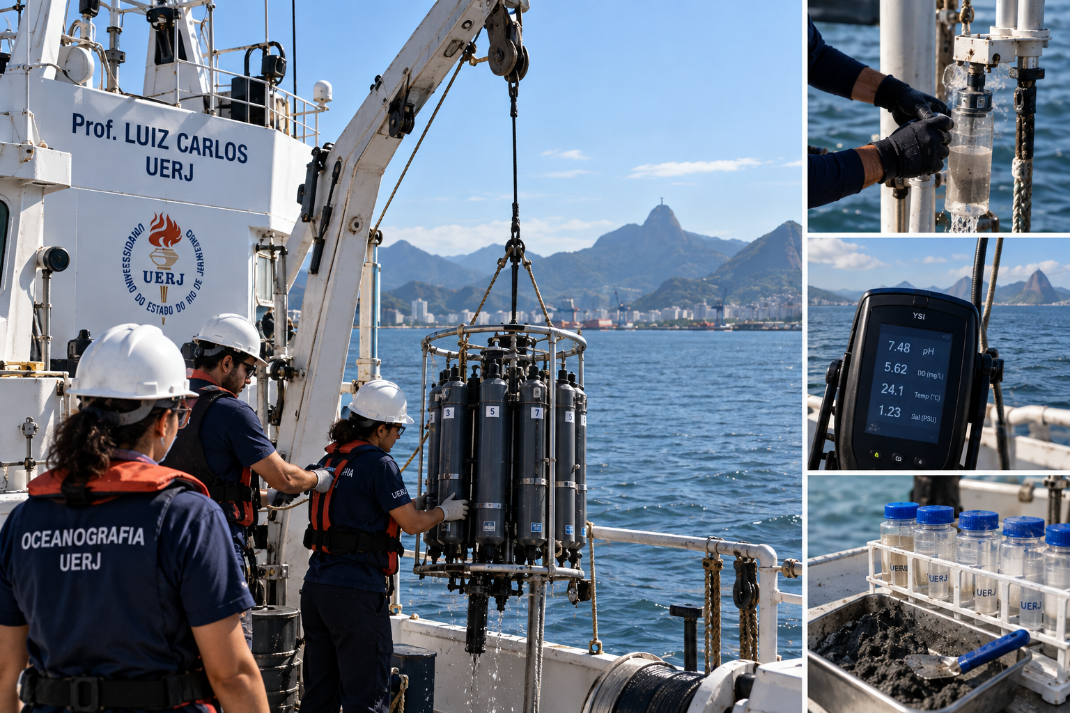 Fieldwork in Guanabara Bay